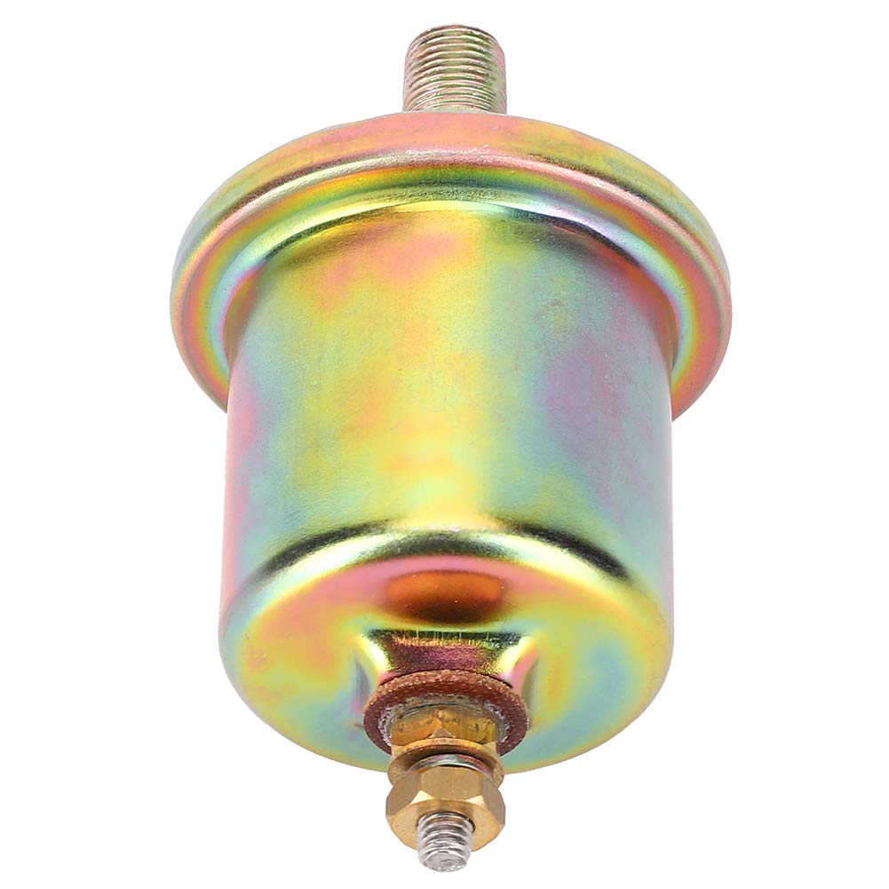 Oil Pressure Sender Sensor 0 to 100psi Auto Replacement Car Engine Oil Pressure Sensor 3015237 1Pin Head Switch 1/8NPT Thread for Industrial &