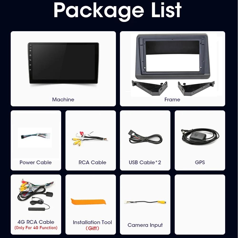 Radio auto pentru Mitsubishi Pajero 2 V30 V40 V20 1991 - 2004 4G WIFI Player Multimedia GPS Wireless CarPlay Android Auto Autoradio