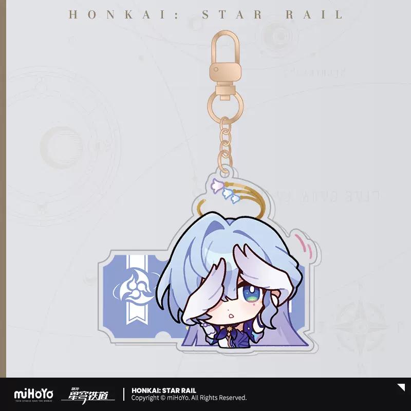 

Sunsyea Honkai Star Rail Official Merch miHoYo Original Authentic Q Version Series Keychai Dan Heng Blade Kafka