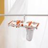 Clothes Drying Racks Foldable Clip Hangers Multifunctional Hanging Drying Rack Sock Underwear Plastic Laundry Clip