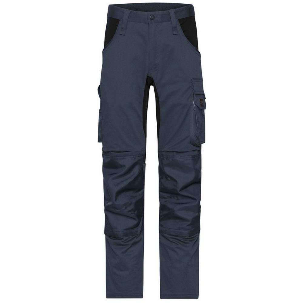 James and Nicholson Mens Stretch Slim Work Trousers