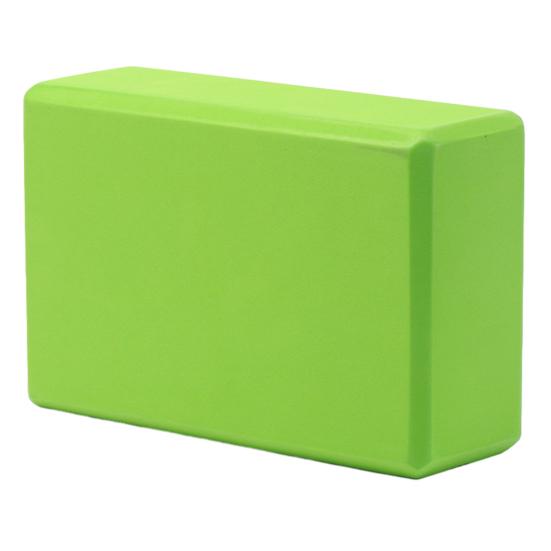 

1/2Pcs EVA Yoga Block Supportive Lightweight Pilates Meditation Non-Slip Foam Block High Density Fitness Gym Blocks Yoga Accessories 1pc зелёный