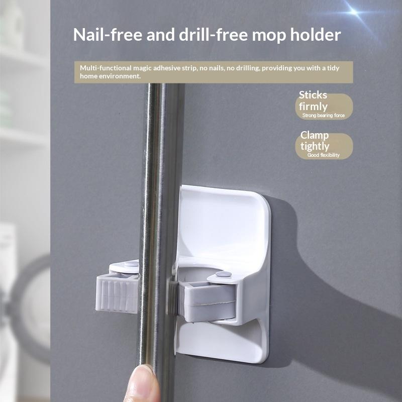 

Holder Wall Mount, Gripper Holds And Dustpan Hanger For Home, Kitchen, Garden, Garage Storage Systems onesize