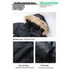 Herren Casual Kapuzenjacke Verdickt Winterjacke