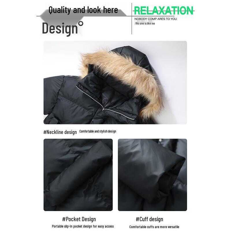 Herren Casual Kapuzenjacke Verdickt Winterjacke