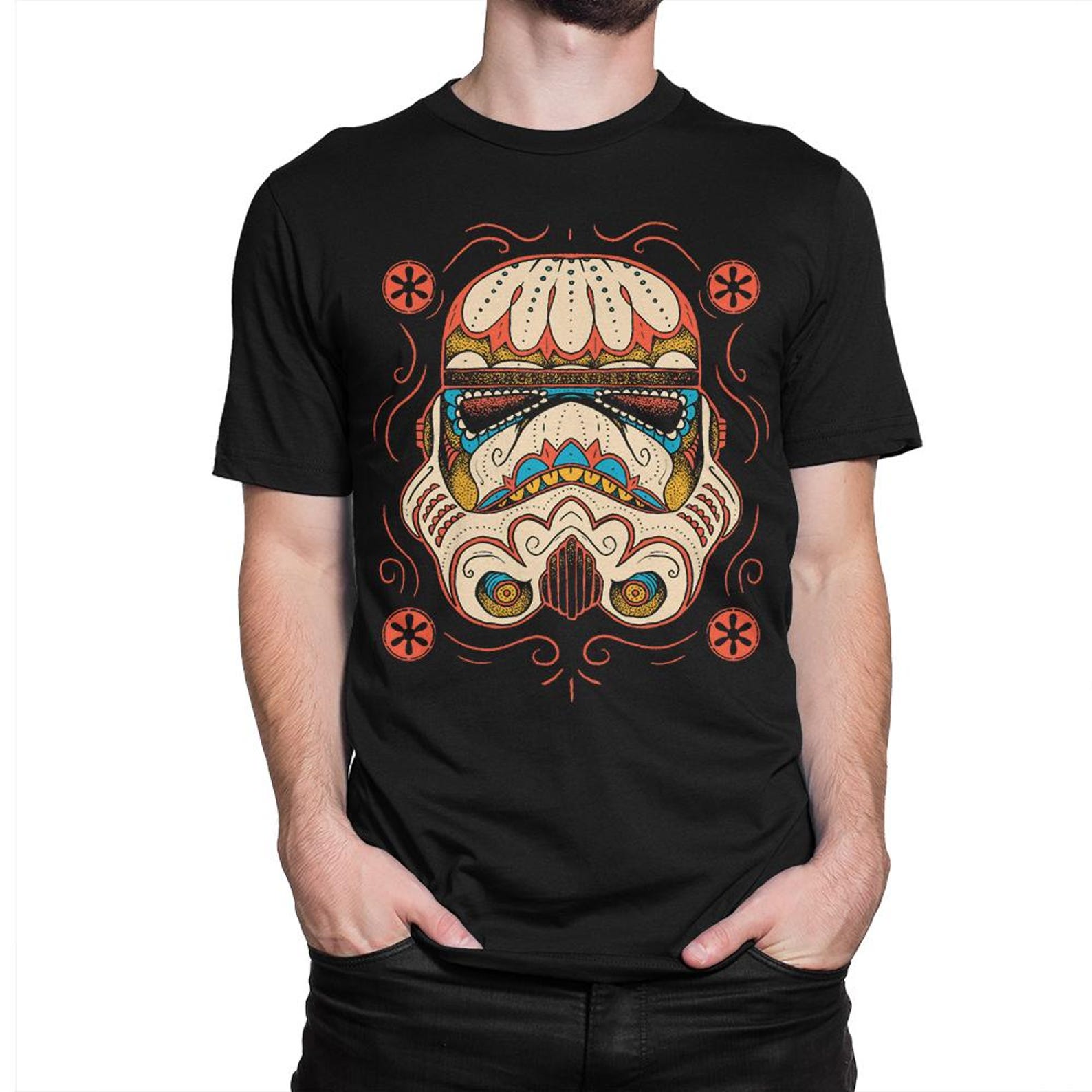 Stormtrooper Helmet Art T-Shirt, Men s and Women s Sizes Tee XL