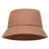 Fisherman Bucket Personality Corduroy Color Plain Solid Neutral Gender Women  Men For Caps Hats Fishermen Outdoor Casual Cap Sunscreen Hat