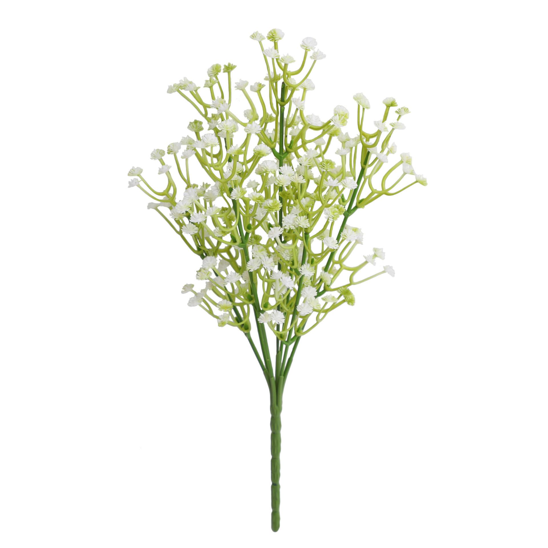 

Симуляция Цыганское Домашнее Украшение Ручной Букет, Симуляция Искусственное Растение Цветок 7 Вилок Цыганский Букет Свадебное Украшение белый