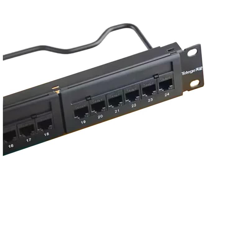 P&T Tianji Cat6 Unshielded 24-Port RJ45 Patch Panel
