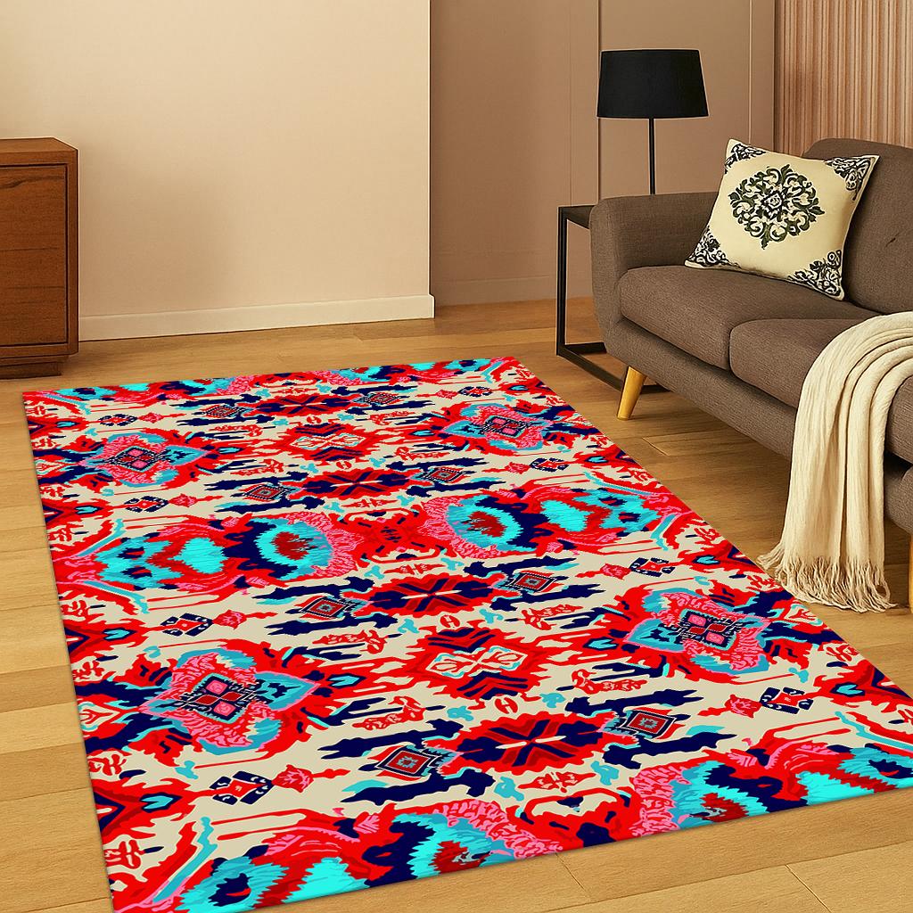 

Турция Богемный Персидский Геометрический Цветочный Ковер для Дома Спальни Гостиной Дивана Декор, Игровой Нескользящий Напольный Коврик 40x60cm