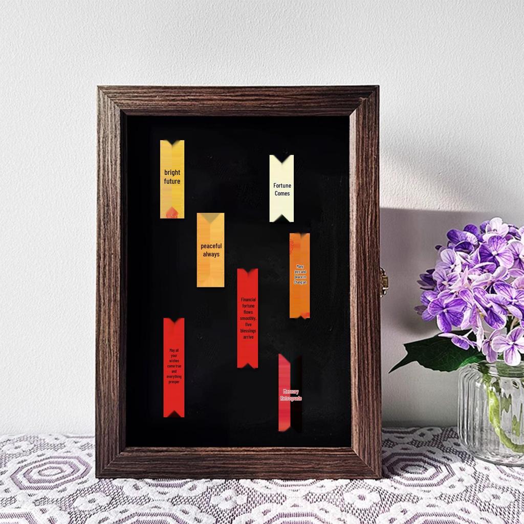 20 Ancient Chinese Character Magnetic Stickers: Classic, Nostalgic Decor for Home, Car, or File Cabinet