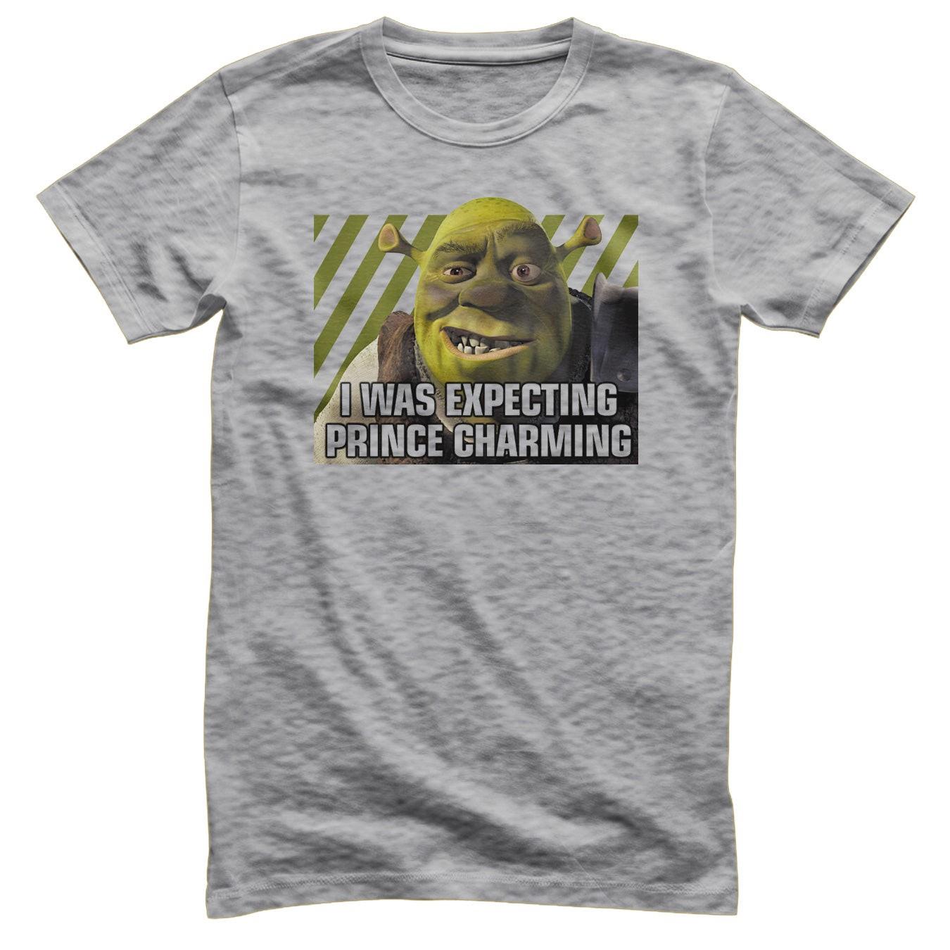 Officially Licensed Shrek I Was Expecting Prince Charming Mens T-Shirt XXXXL