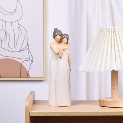 Mother And Daughter Statue Mom And Daughter Hugging Figurines Meaningful Family Moments Suitable For Home Bedroom Living Room