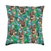 German Shepherd Modern Throw Pillow Covers Home Decor Shepherd In The Snow Cushions for Sofa Double Sided Print Chair Cushion