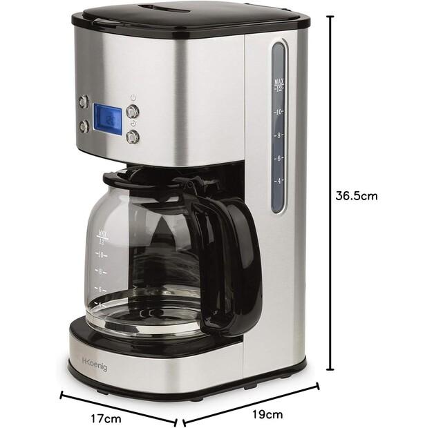 H.Koenig MG30 Stainless Steel Coffee Maker