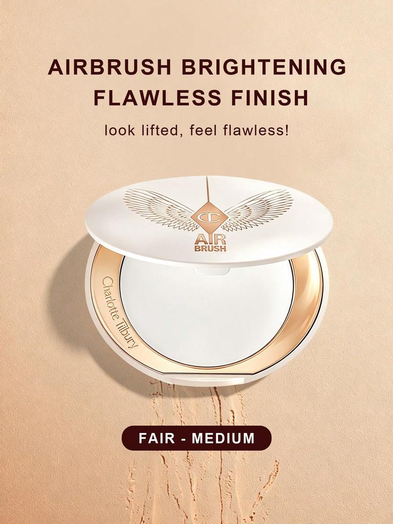Charlotte Tilbury Airbrush Brightening Flawless Finish Brightening Setting Powder Fair-Medium 9g / 0.31 Oz