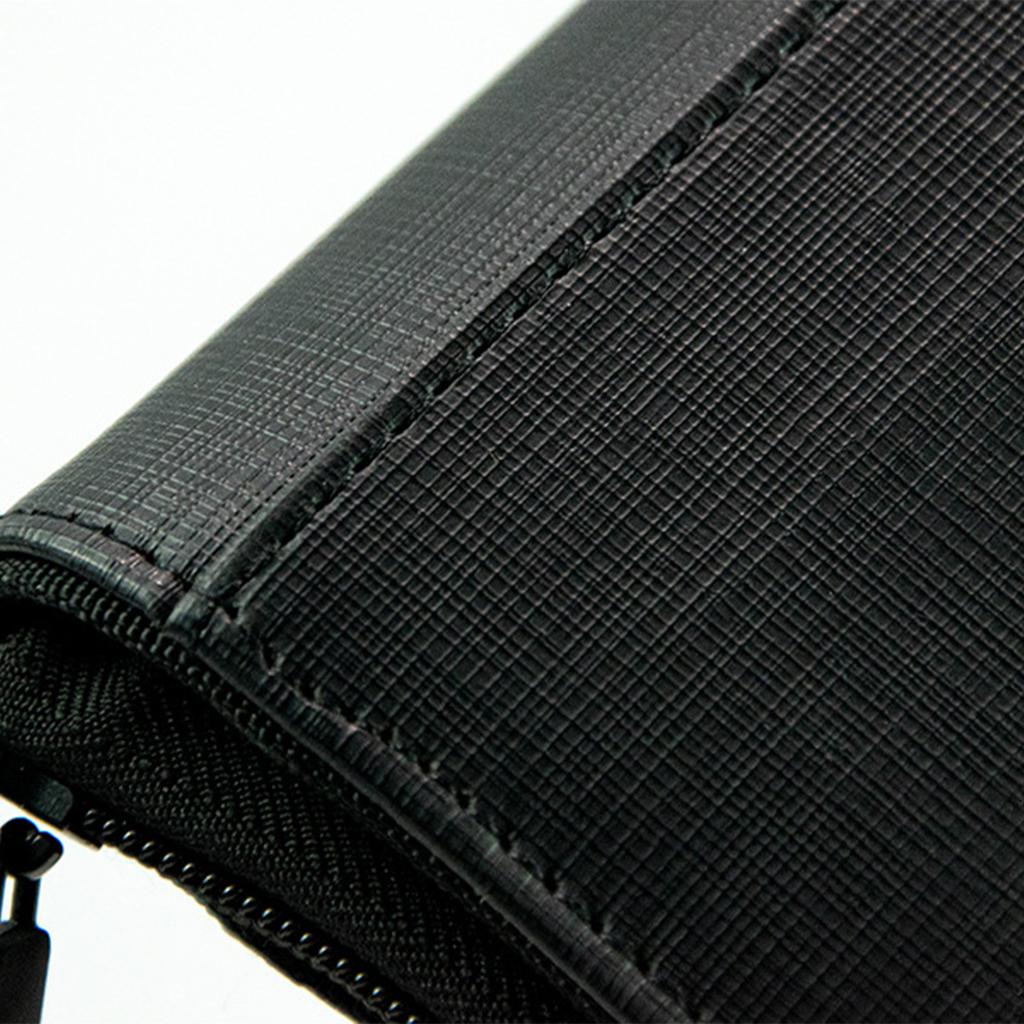 Zip Trading Card Album PU and PP Transparent 480 Cards Black Waterproof Trading Album Display Holder for Gaming Cards