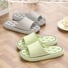 Home Slippers Summer Indoor Anti-Slip Bath Shower Couple's Thickened Hollow-Out Quick-Dry Outdoor Flip-Flops for Women
