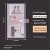 Card Album for Photos, Business Cards, Tickets - Frosted Transparent, 3-6 Inch Sizes
