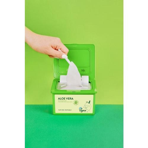 [NATURE REPUBLIC OFFICIAL] Nature Republic Mild & Moisture Aloe Daily Sheet Mask 30 Pieces 350mL Sunburn Care Pack Large Capacity Penetrating Moisturi