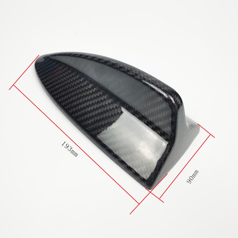 FOR BMW E90 E91 E92 3 SEIRES M3 E82 1M CARBON FIBER SHARK FIN ANTENNA COVER CAP Real Carbin Fiber