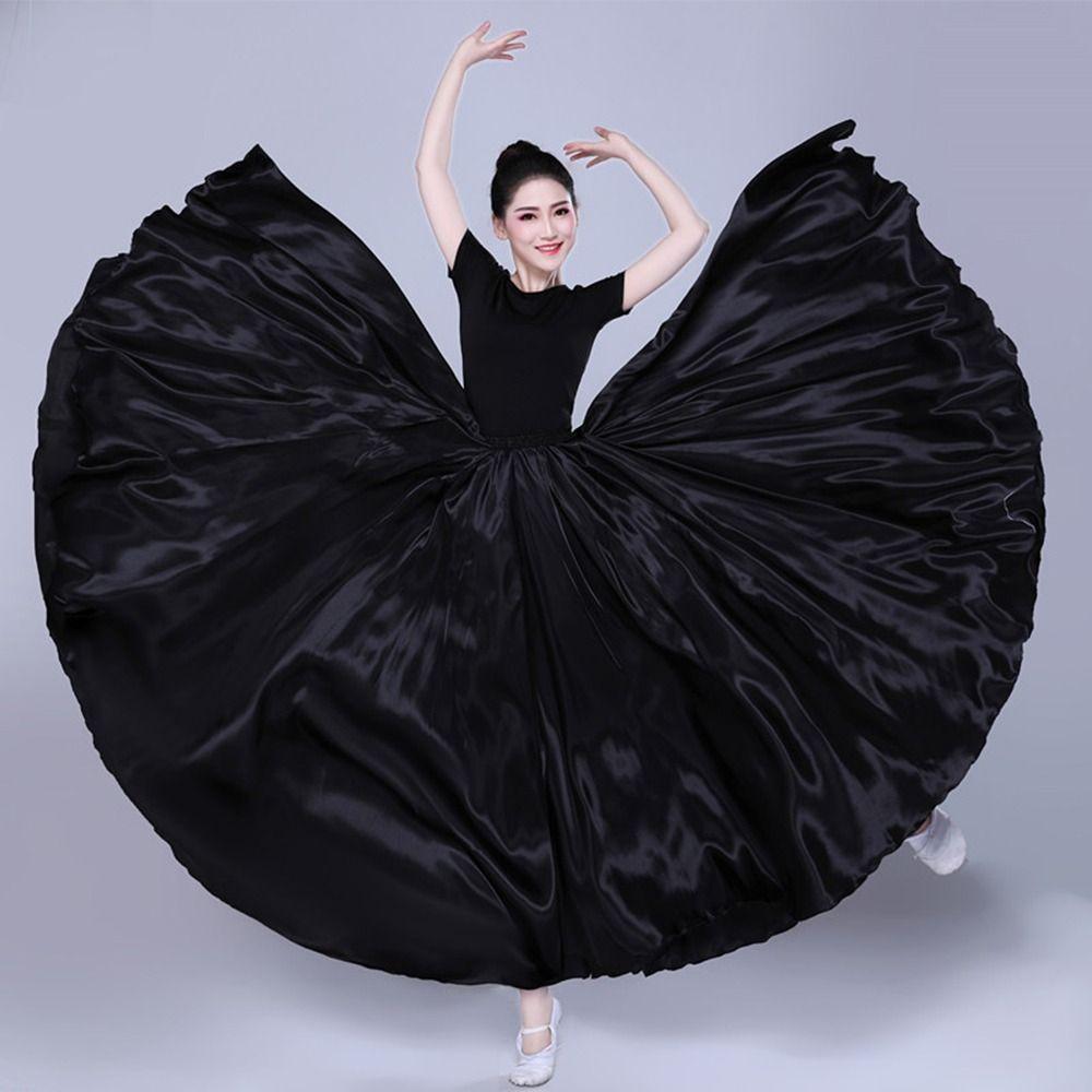 Carnival Spanish Flamenco Skirt Polyester Belly Dance Dress Fashion Paso Doble Dance Dress Women