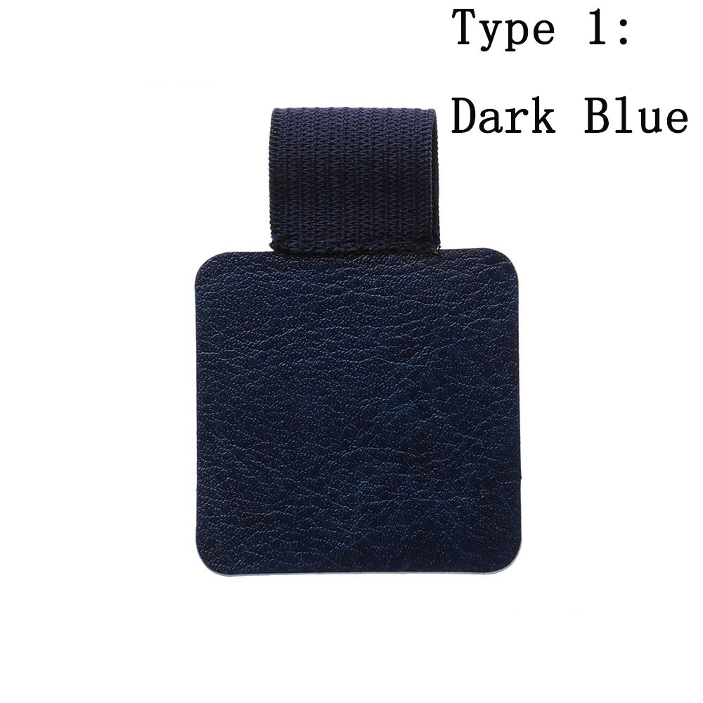 Multicolor Self-adhesive Pen Clips Elastic Loop Leather Pencil Holder Organizer Office Stationery Lightweight Notebook Accessories