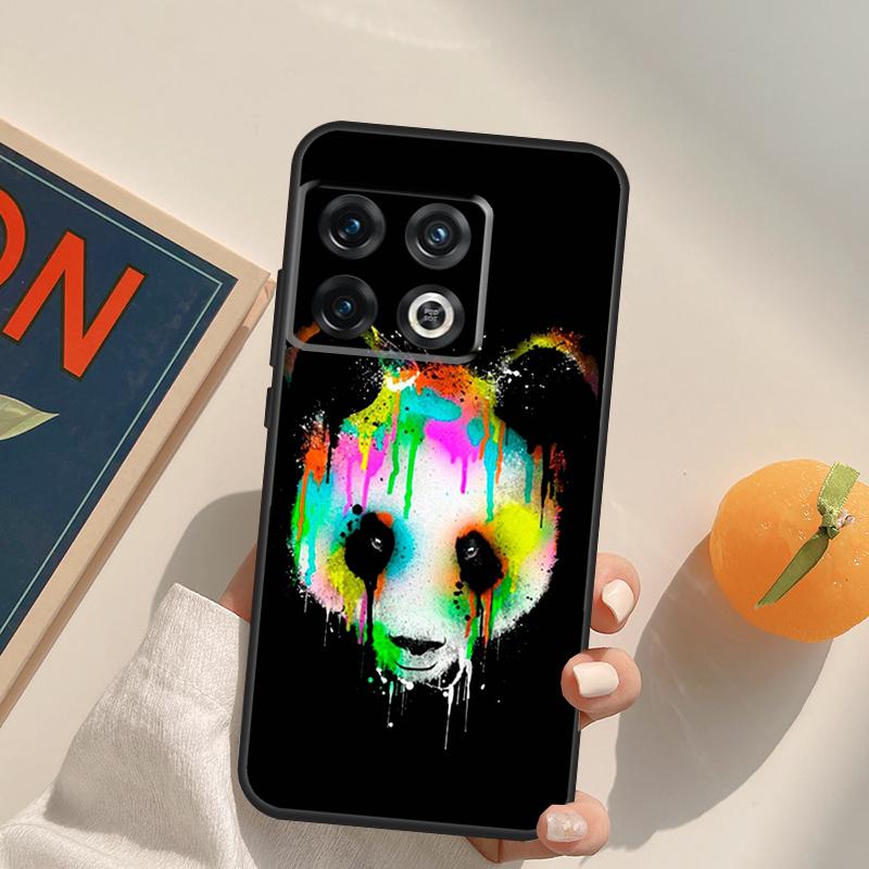 Cartoon Panda Case For OnePlus Nord 5 CE 2 3 4 Lite N20 N30 OnePlus 15 13 12 11 13T 10T 10R 12R 13R Cover