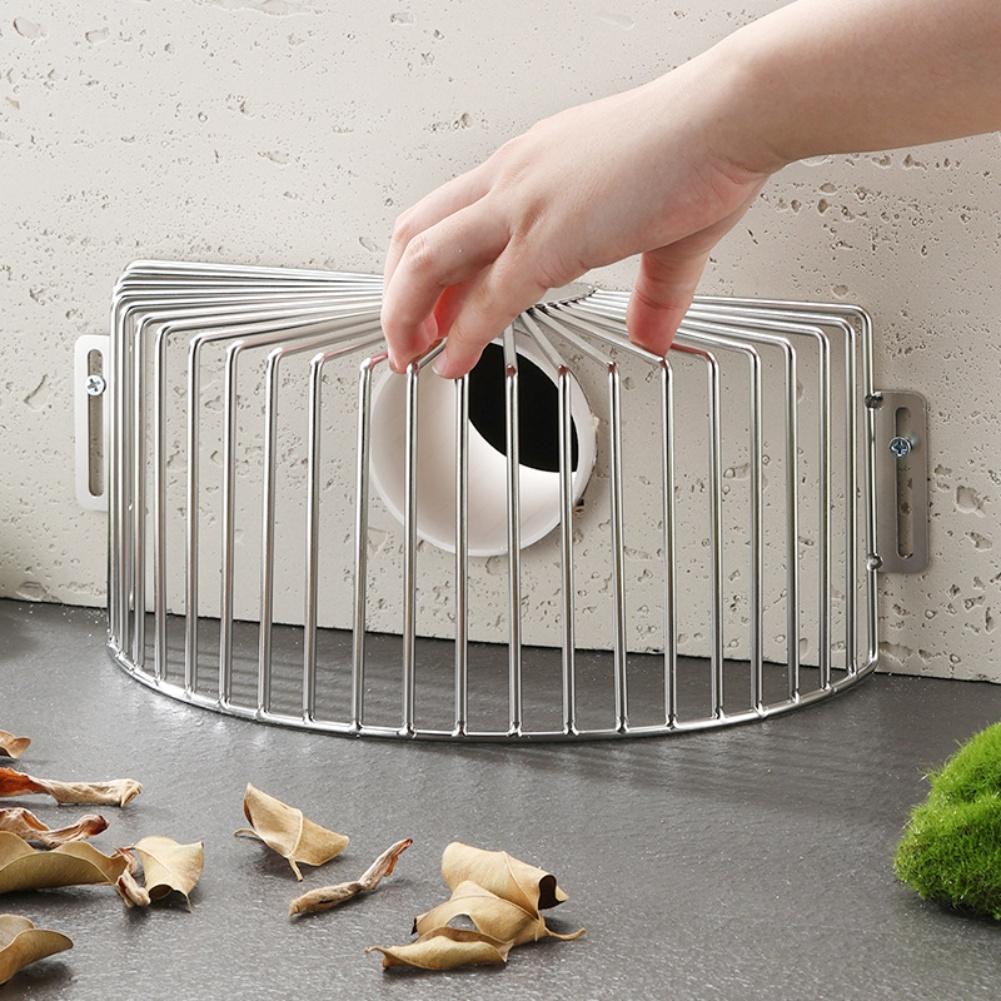 

Outdoor Drainage Gutter Filter Strainer Corner Drainage Grille Block 210mm 304 Stainless Steel Debris Filtration 160mm