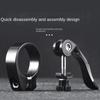 1pc Aluminium Bike Canoe Saddle Collar Bolt Wear-resistant Ultralight Quick Release Clamp  Seat Post