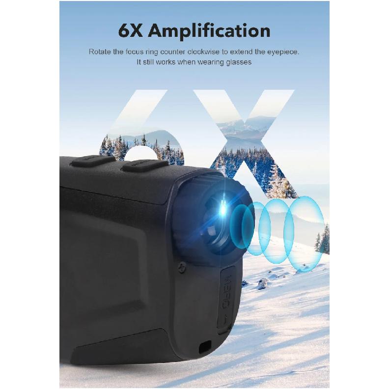 ARTBULL Laser Rangefinder Hunting Outdoor 1300yard 750yard 650m Golf Rangefinder with Flag-Lock Slope Adjusted Distance Meter