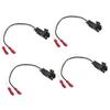 4pc 72-4568 Front/Rear Door Speaker Wire Adapter Wiring Harness For GM Vehicles