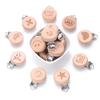 1Pcs 21 Style Baby Beech Pacifier Clips Heart Animal Rainbow Pattern Wooden Metal Clips for Nipple Holder Dummy Clip Soother