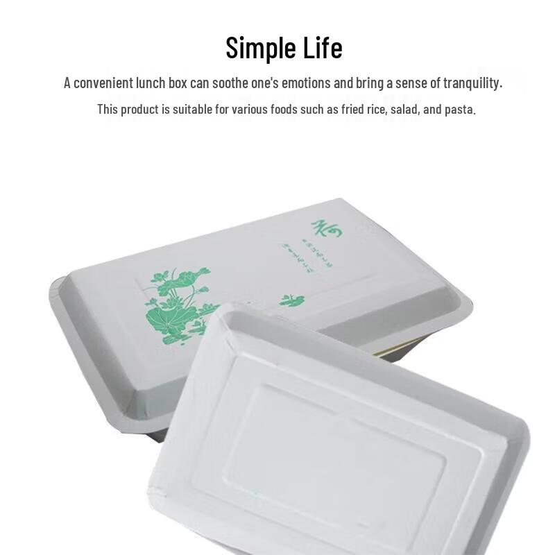 JINGRX Disposable Takeout Food Containers with Lids