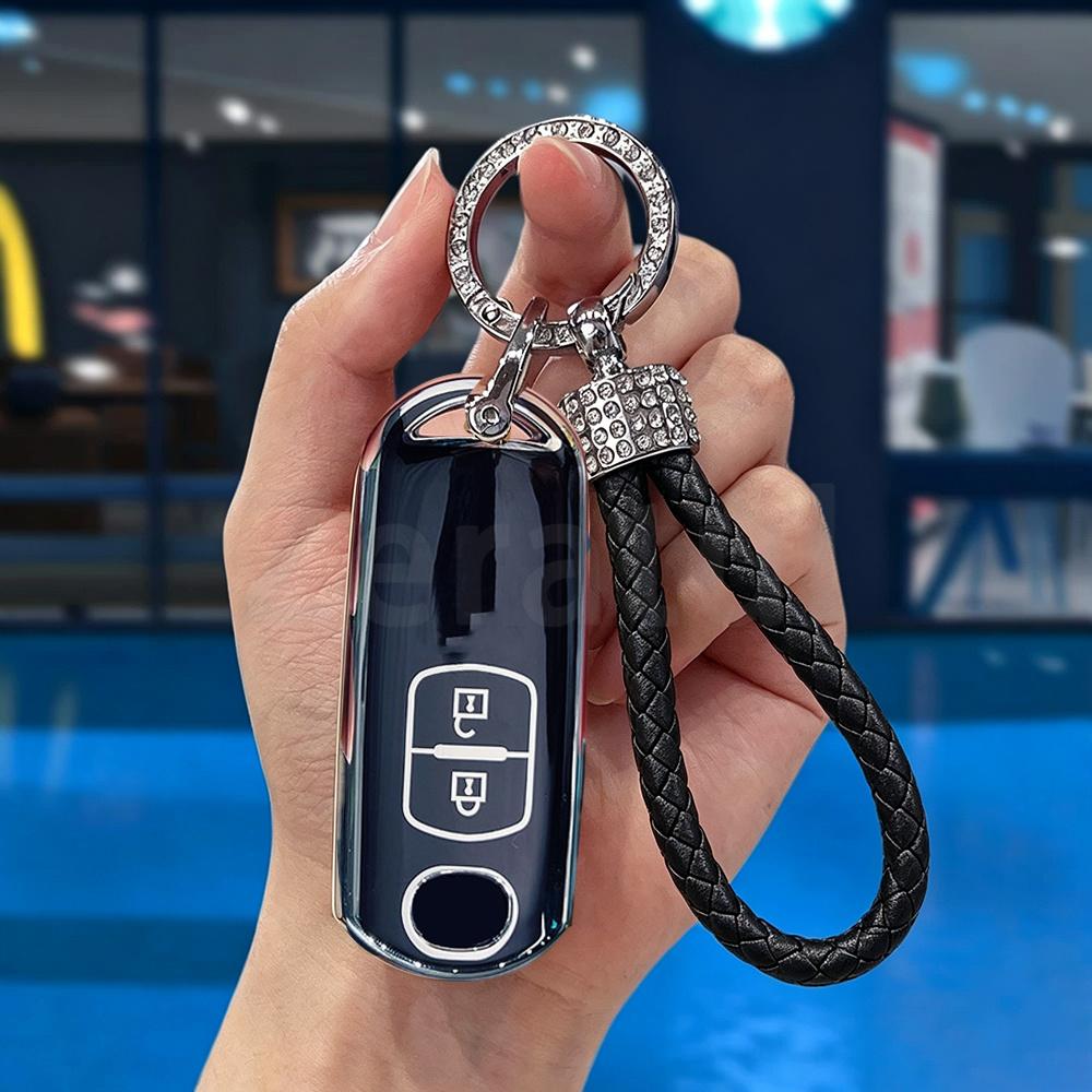 2 Buttons Keyless For Mazda Cx5 Cx7 Cx-9 Cx8 2 3 5 6 Bl Bm Gj Atenza Axela Demio Cx-3 Cx3 Cx-5 Tpu Car Key Case Key Fob Cover