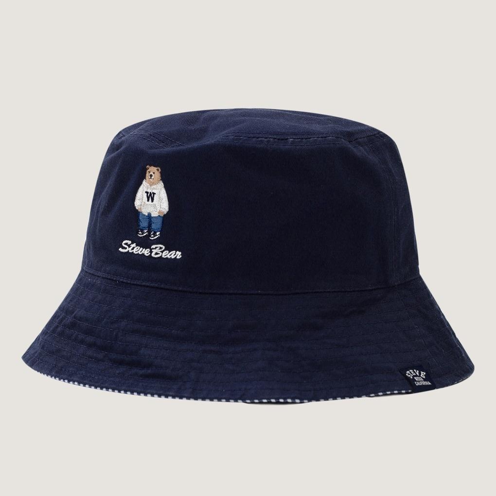 whoau Steve Reversible Bucket Hat (Double-Sided) / WHACD1201A