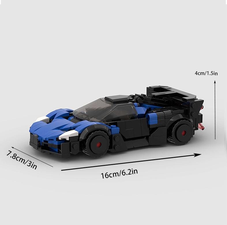 MOC Racer Cars City Sports Vehicle Building Blocks Creative Garage Toys  Education brick Christmas child Gift