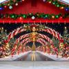 7x16 Ft Christmas Garage Door Cover, Large Garage Door Christmas Decoration, Garage Banner, Cheerful Garage Mural
