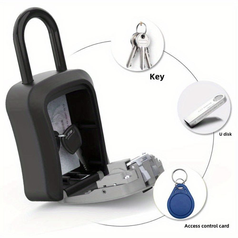 Combination Lock Key Box, Rainproof and Loss-proof, Click To Change the Password, Outdoor Wall-mounted, Family Use, Plastic Material