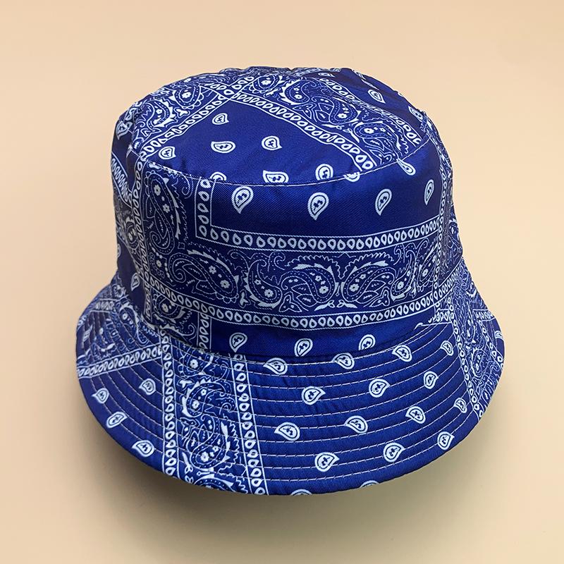 Nuovi Cappelli a Secchiello Streetwear Paisley Hip Hop Uomo Donna Cotone Morbido Tendenza Moda Classico Retrò Comodo Protezione Solare Cappelli da Pescatore