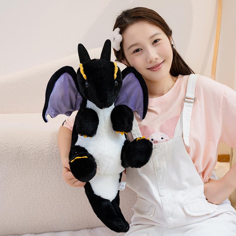 Dreamy Dragon Plush Toy With Feather Fill For Kids And Collectors