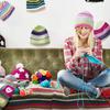 LIHAO Acrylic Yarn Medium 15g per Knitting Weaving Yarn 12-Color Set, Weight, Ball, Approx. 26m, Yarn,