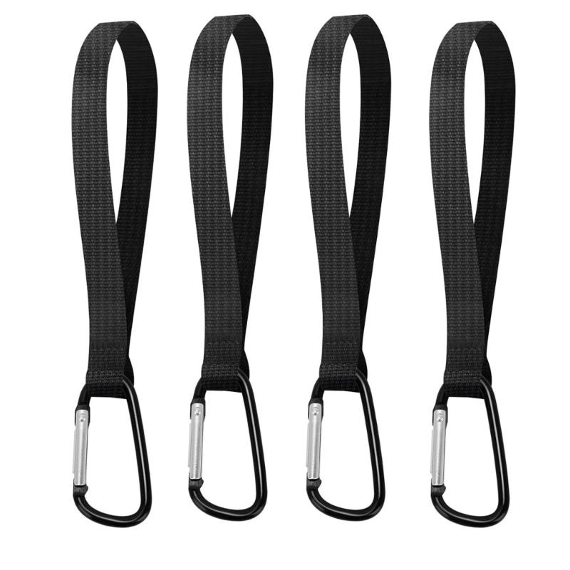 4 Pack Multifunctional Stroller Clips Strong Webbing Hooks For Diaper Bags Groceries Backpacks Wheelchairs Hook