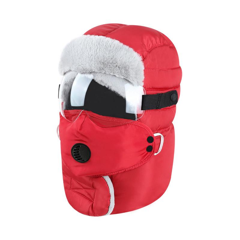 New Lei Feng Hat for Men and Women In Winter Cold Protection Ear Protection Northeast Outdoor Cycling Windproof Warmth Plush Velvet Thickened Hat