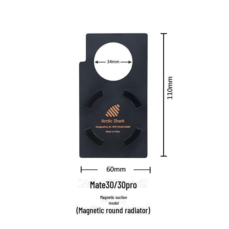 Arctic Shark Copper Heat Sink: Rapid Cooling Semiconductor Radiator for Mobile Phones