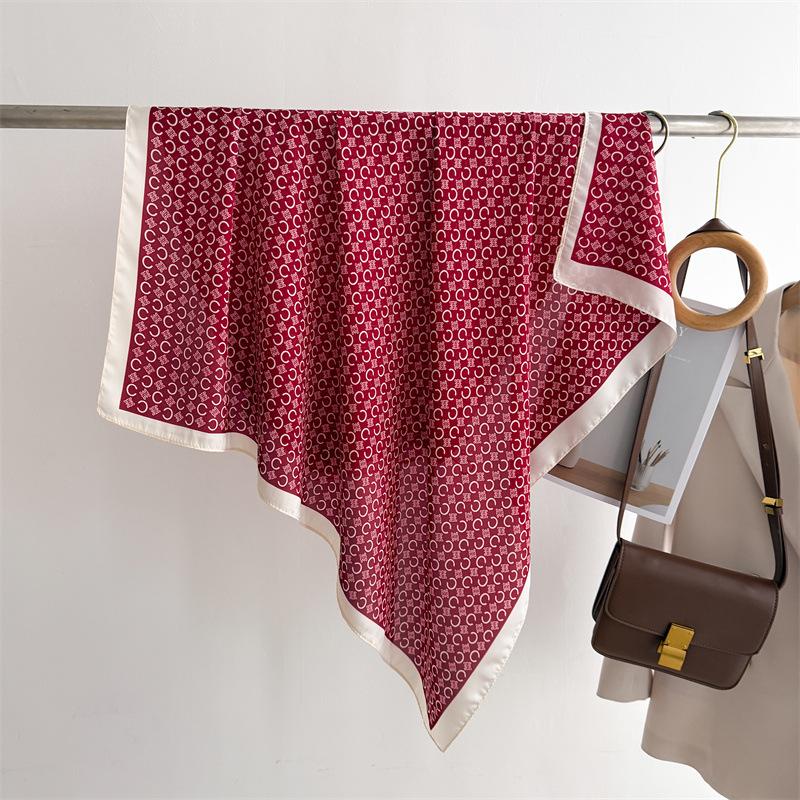 

Шарф из искусственного шелка с принтом «Дикая зебра», большой квадратный, шелковый шарф 90, шаль, платок на голову, шарф для защиты шеи, декоративный шарф 90*90cm