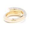 Dextera Brand Logo Brass Ring Women's Gold/Silver 5668813