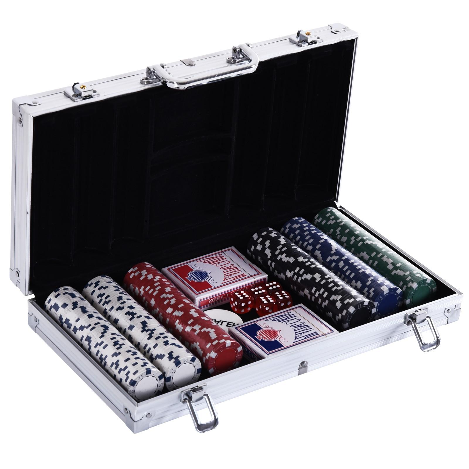 Poker Chips Set 300 PCs Casino