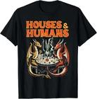 Gaming Houses Humans Funny RPG Parody Gamer Men T-Shirt XL