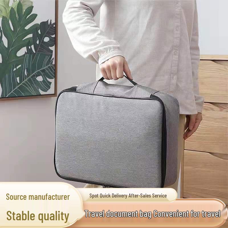 Travel Document Organizer with Combination Lock - Convenient and Secure Storage Wallet